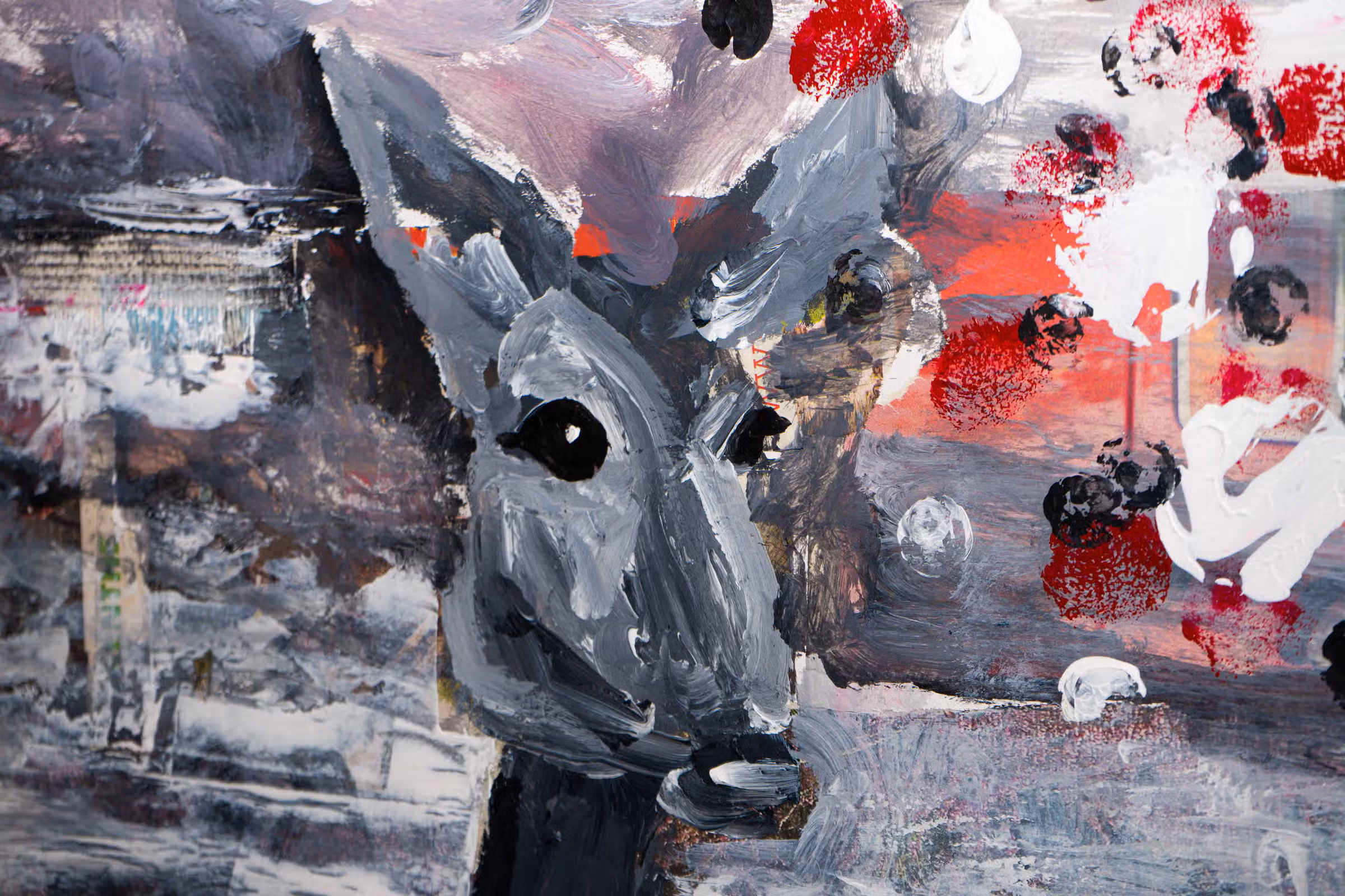 Detail — hoofd hert