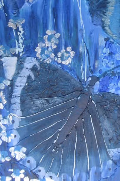 Detail — grote vlinder