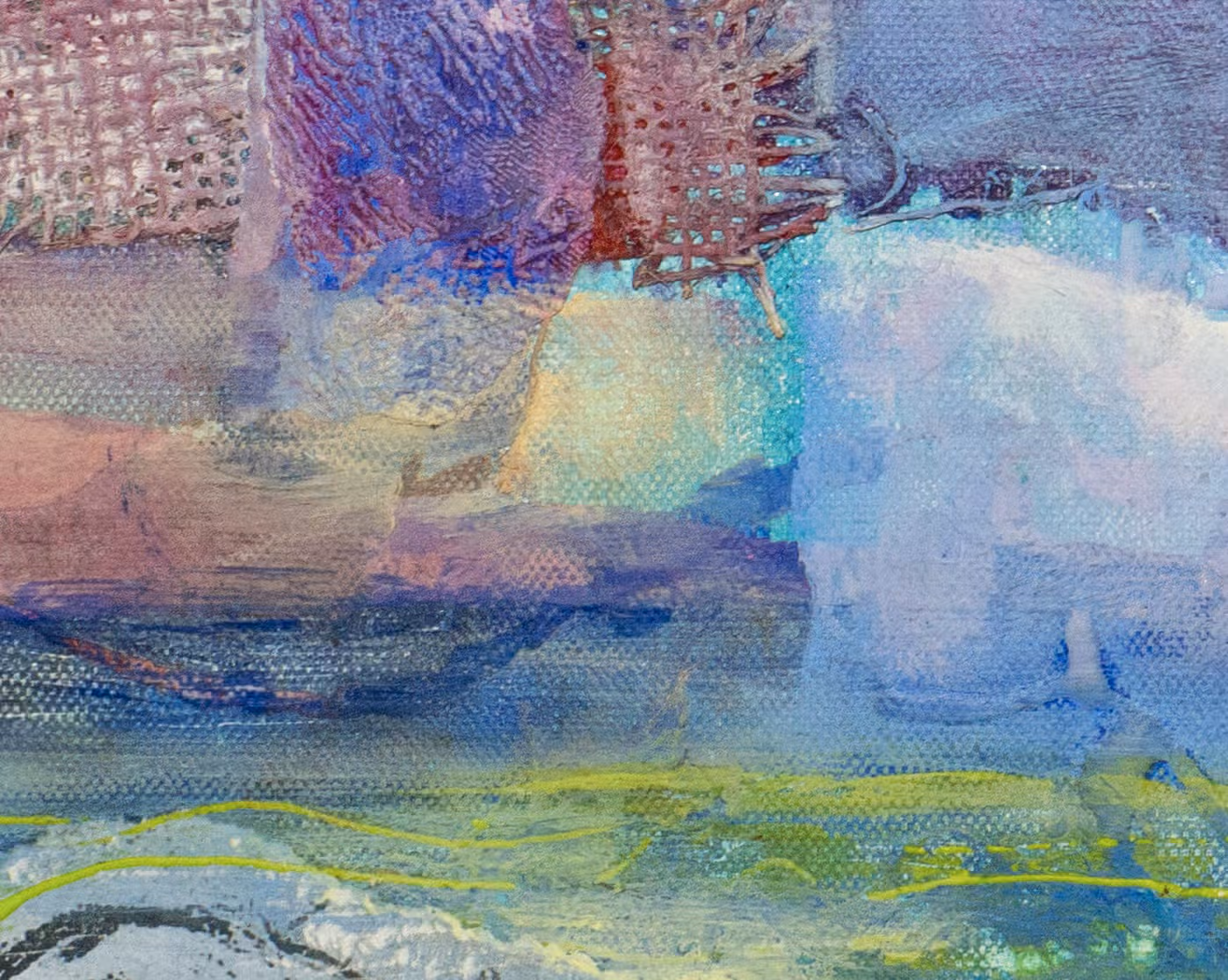Detail — blauw