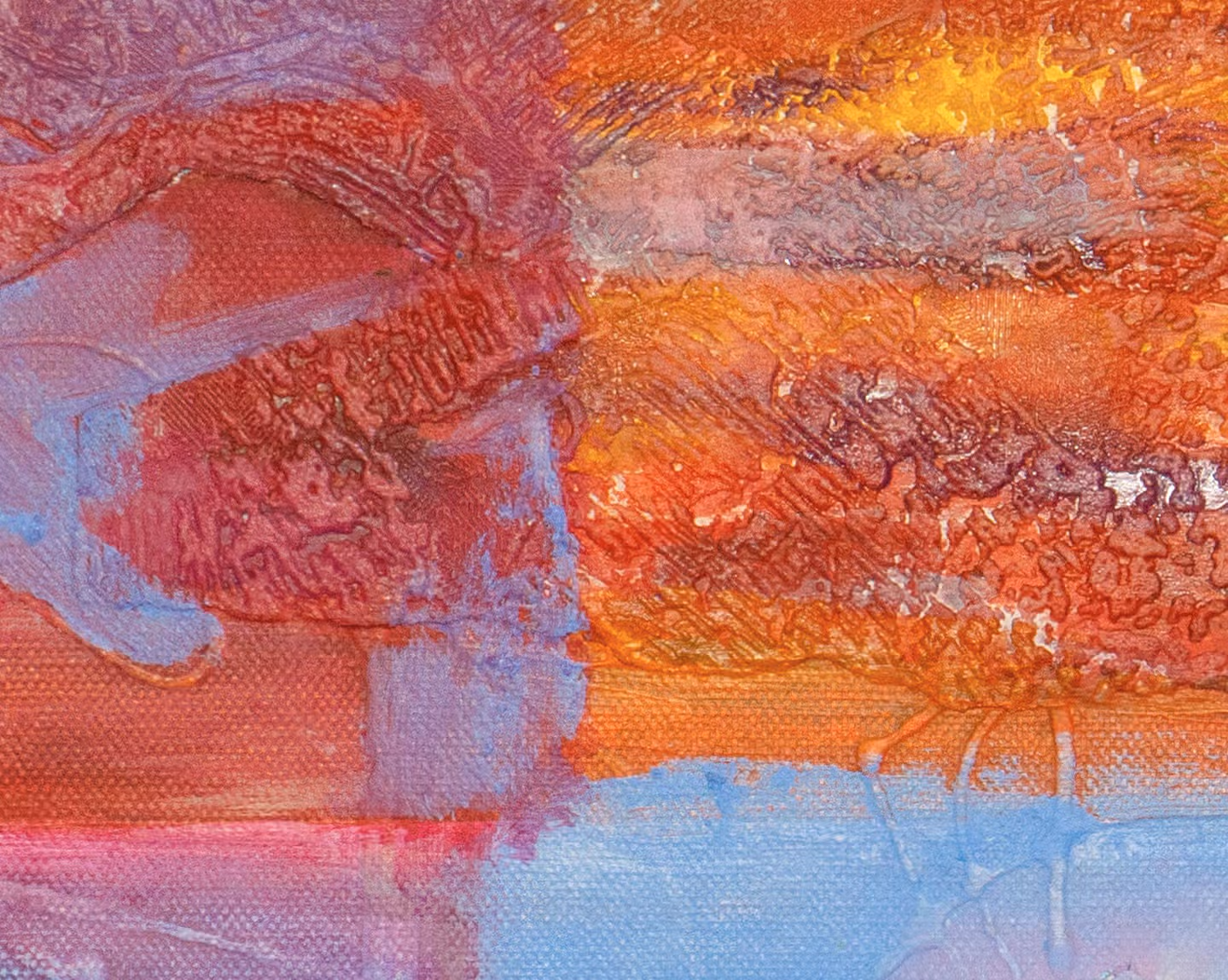 Detail — oranje rood