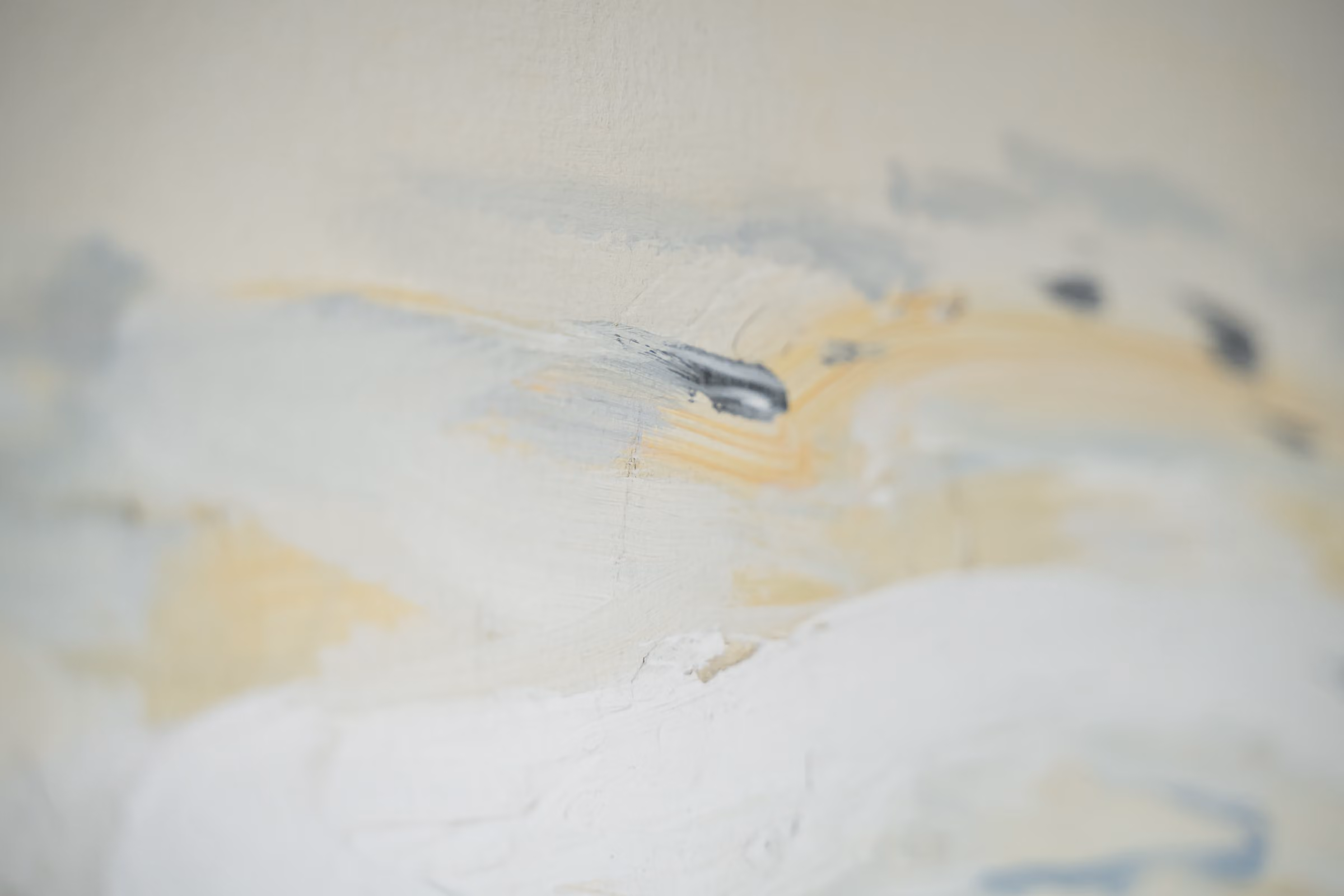 detail Strand geel wit