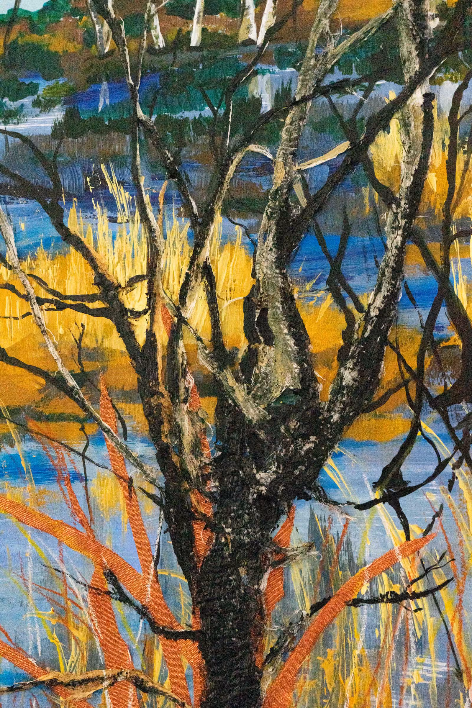 Detail — zwarte boom