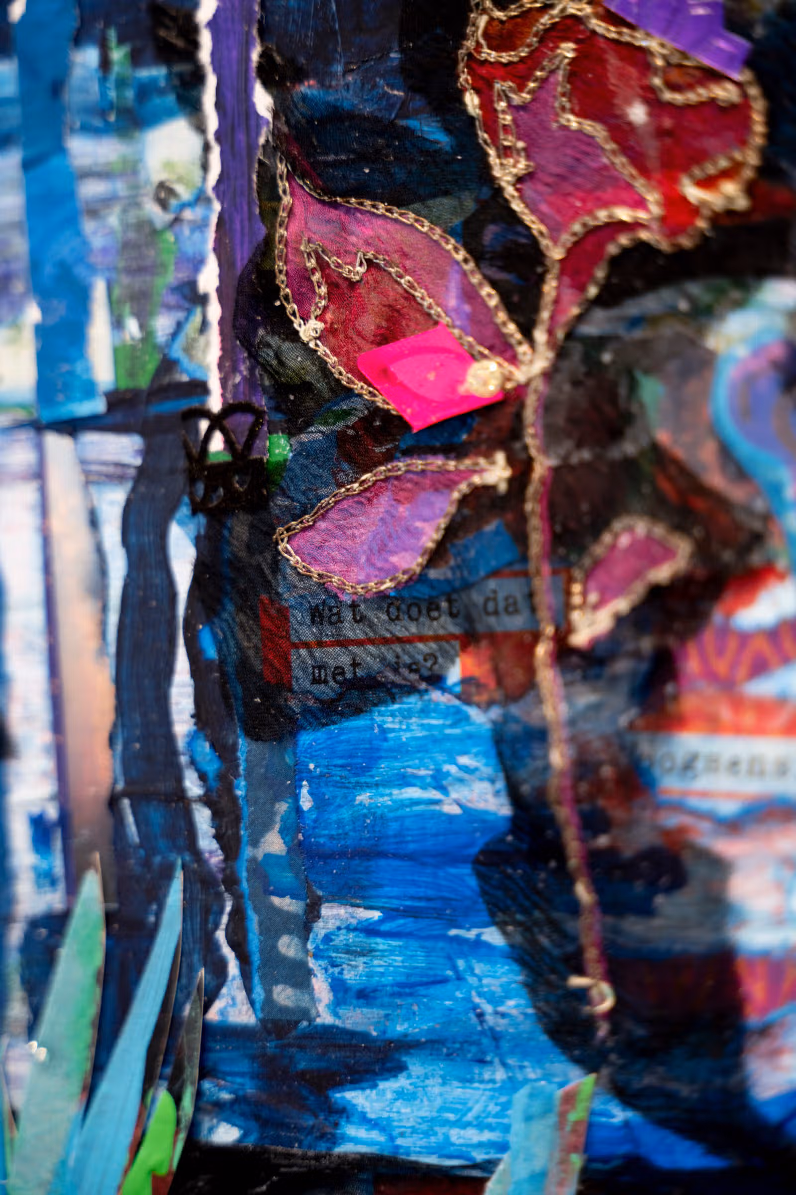Detail — rode bloem