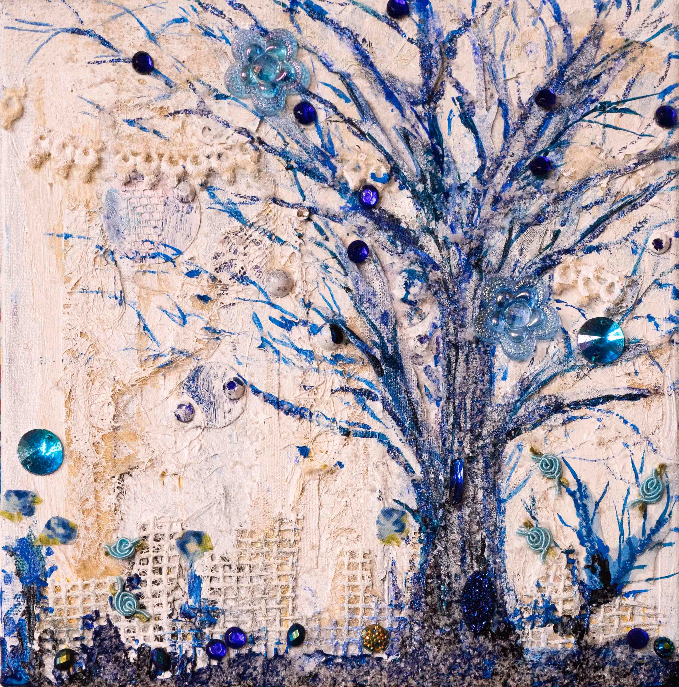 Blauwe boompjes (2×)