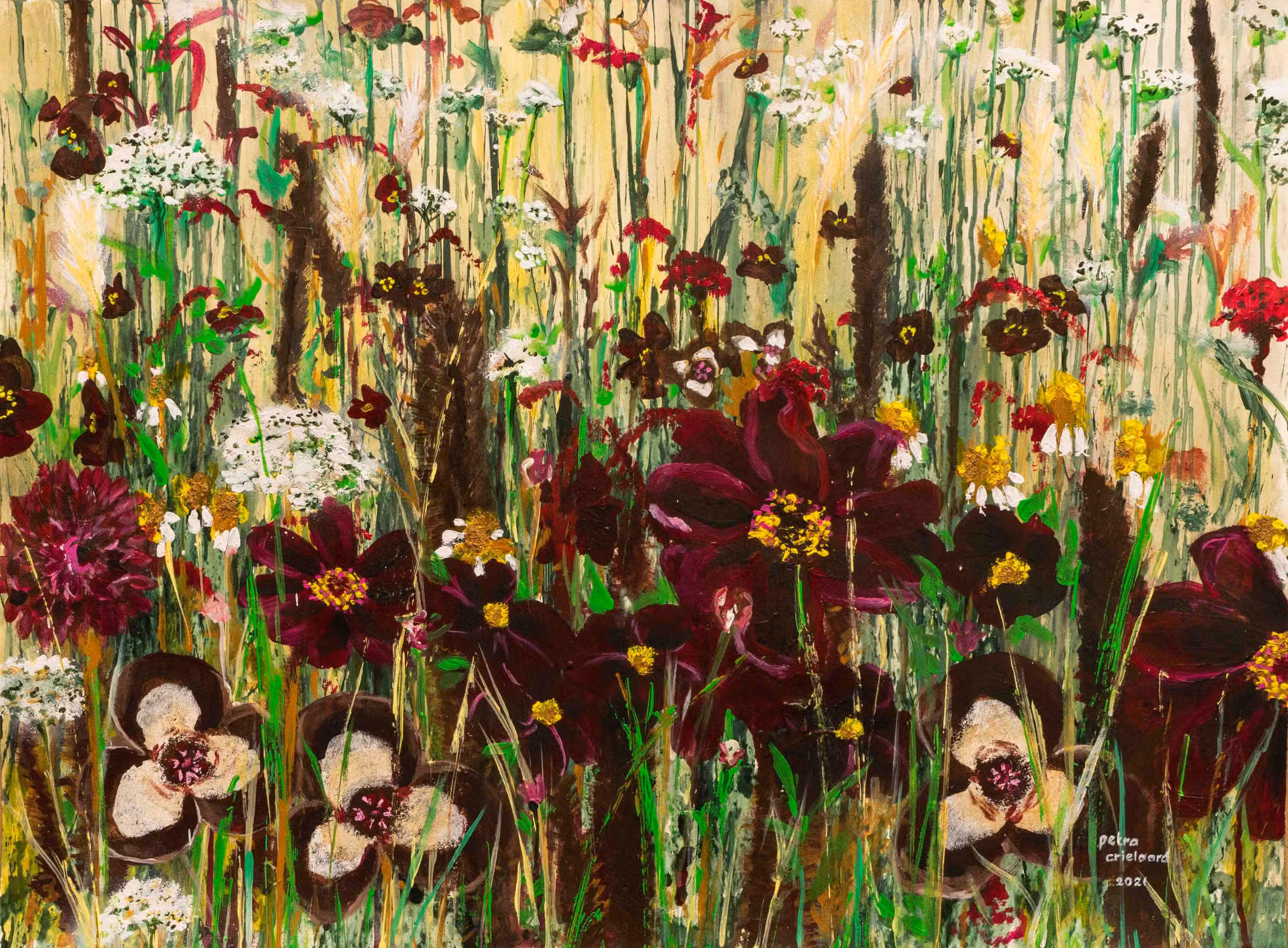 Bruine bloemen
