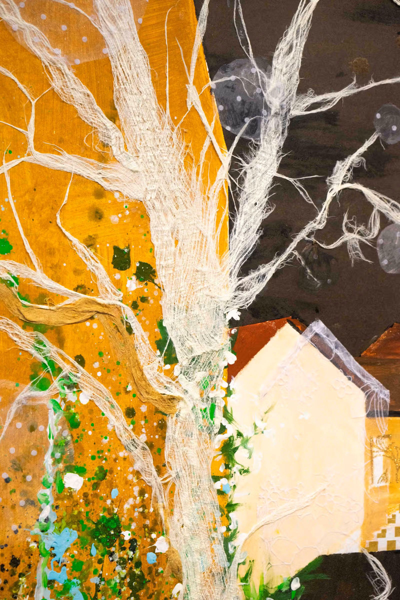 Detail — boom en huis