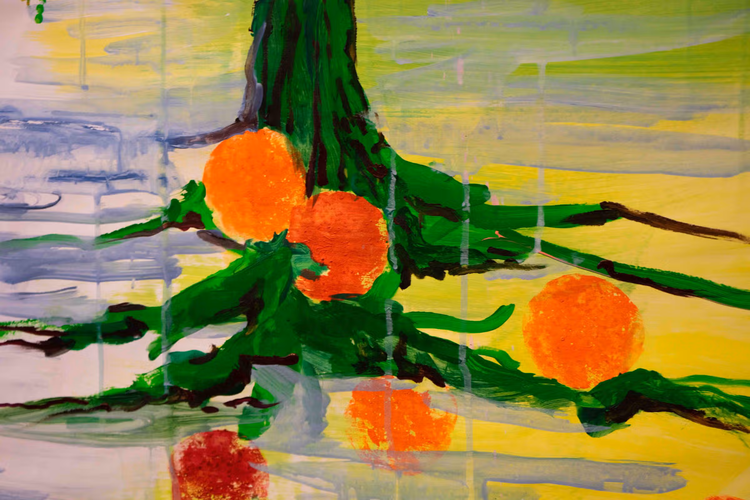 Detail — oranje stippen