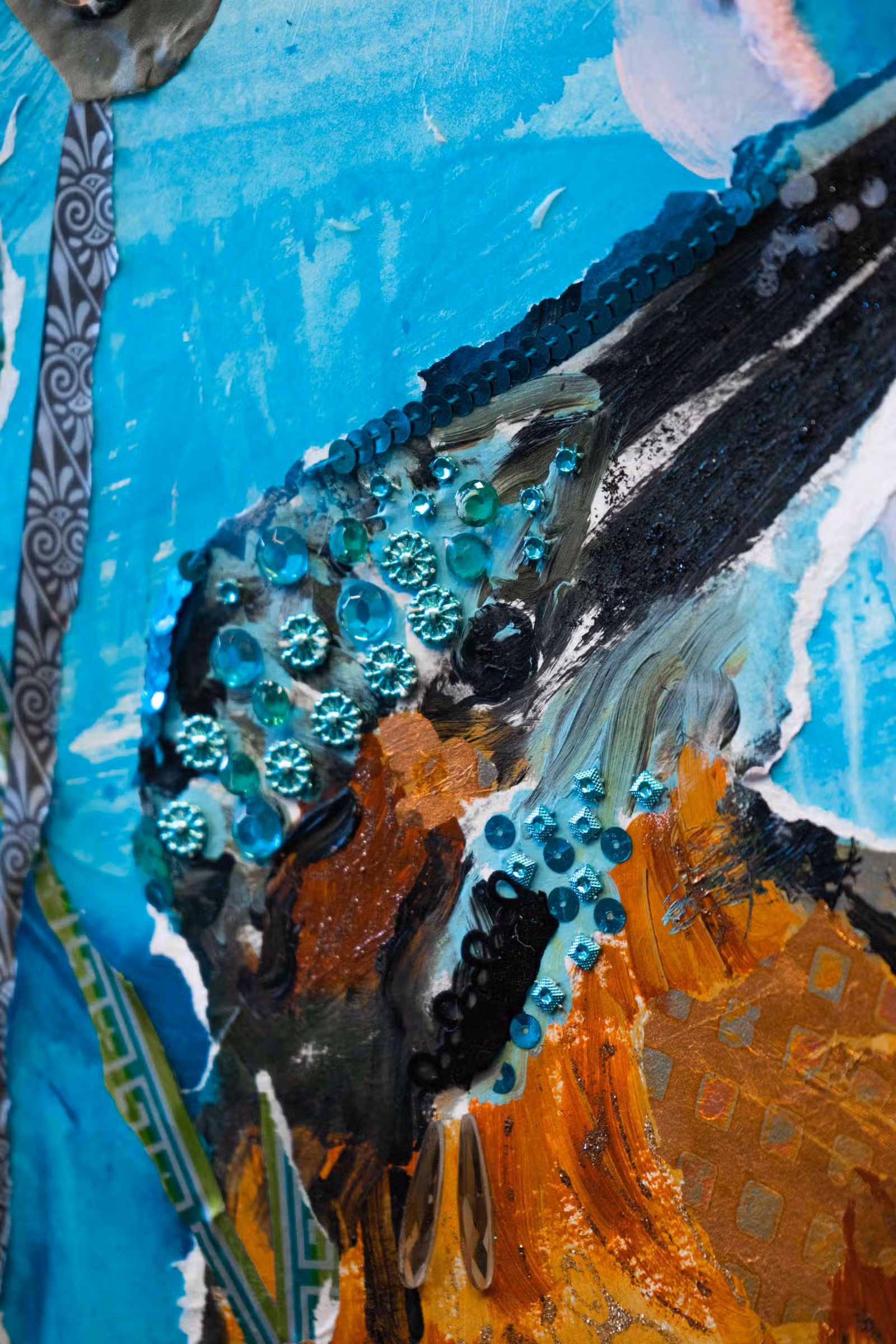 Detail — hoofd vogel
