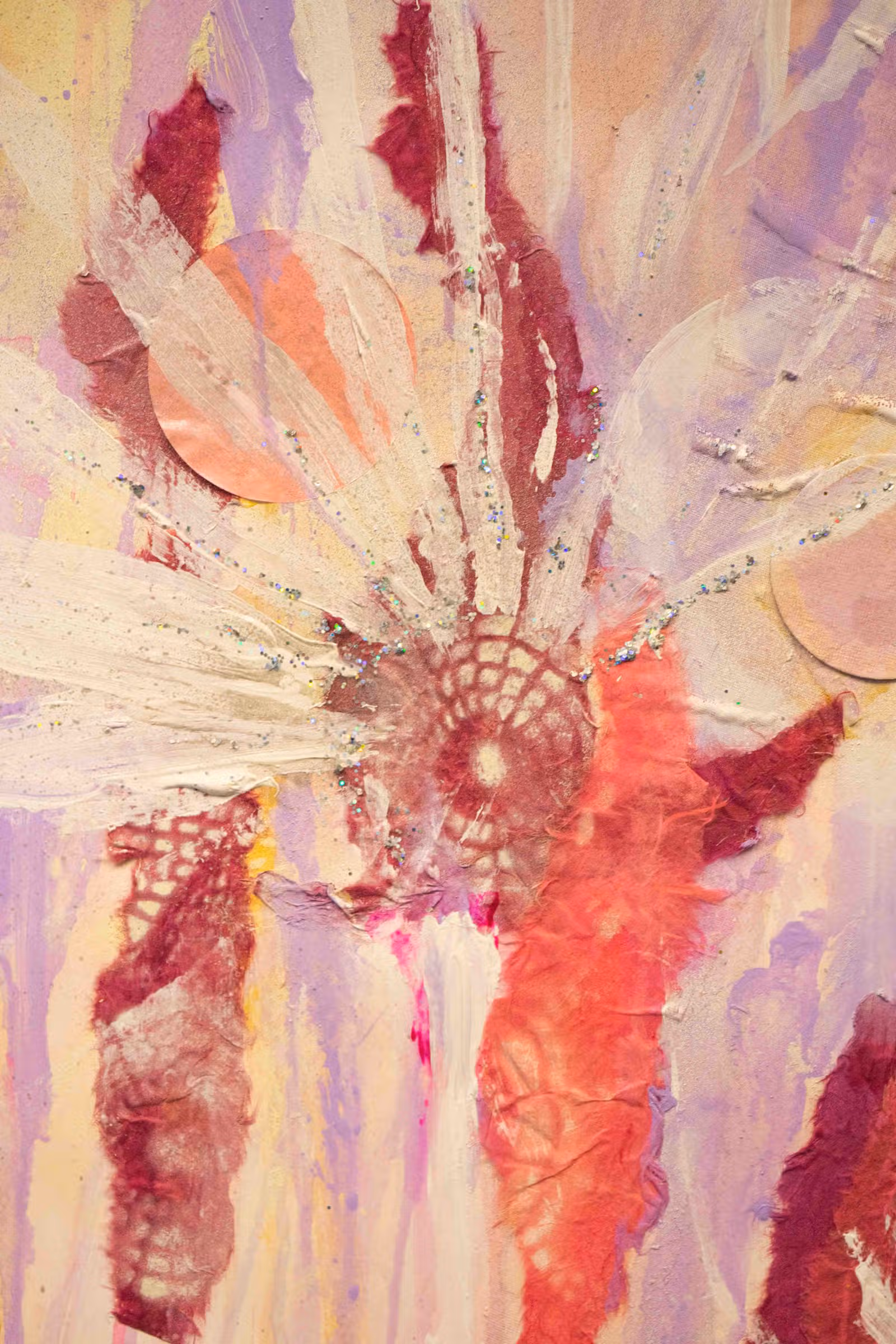 Detail — rode bloem