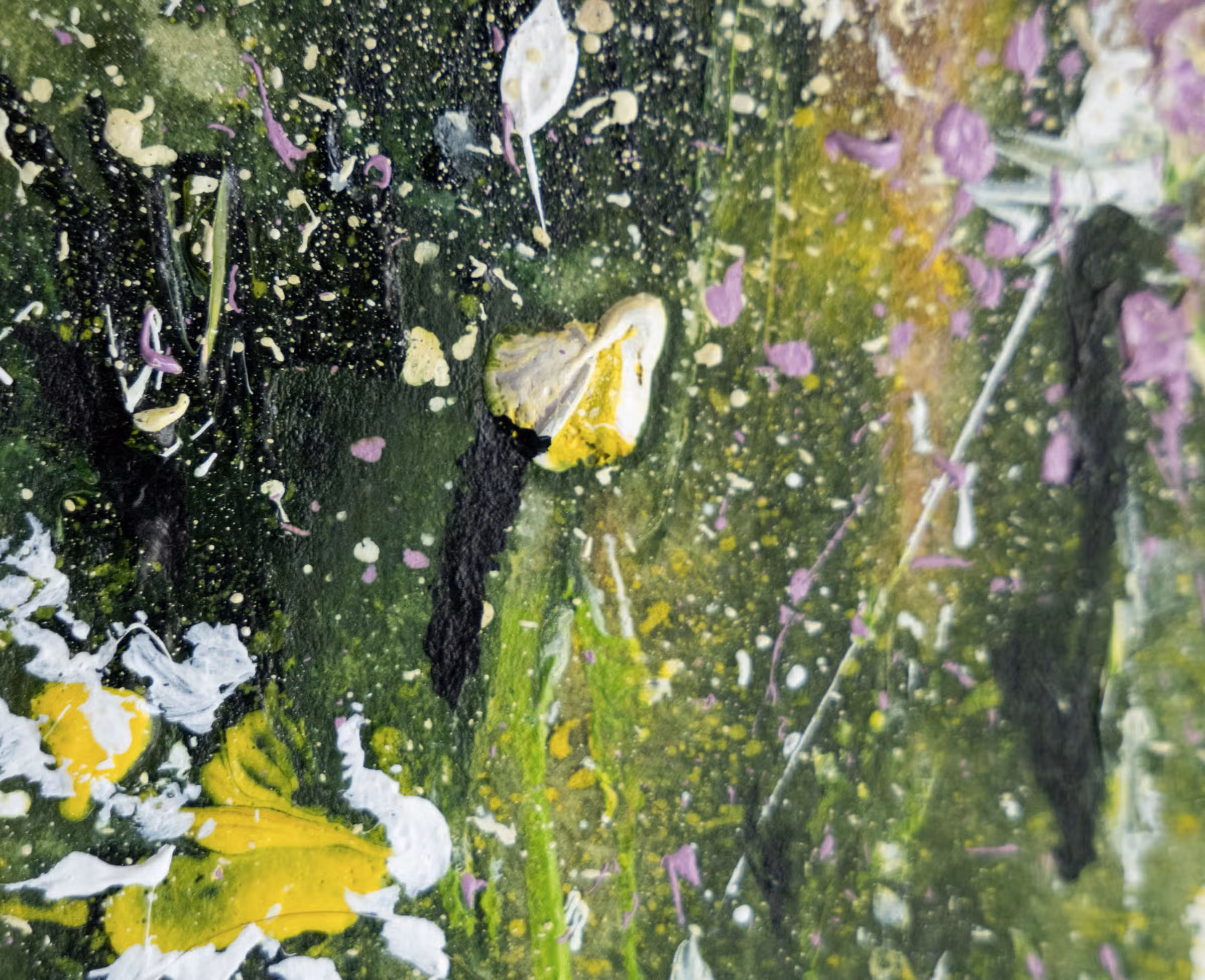 Detail — bloemen gras