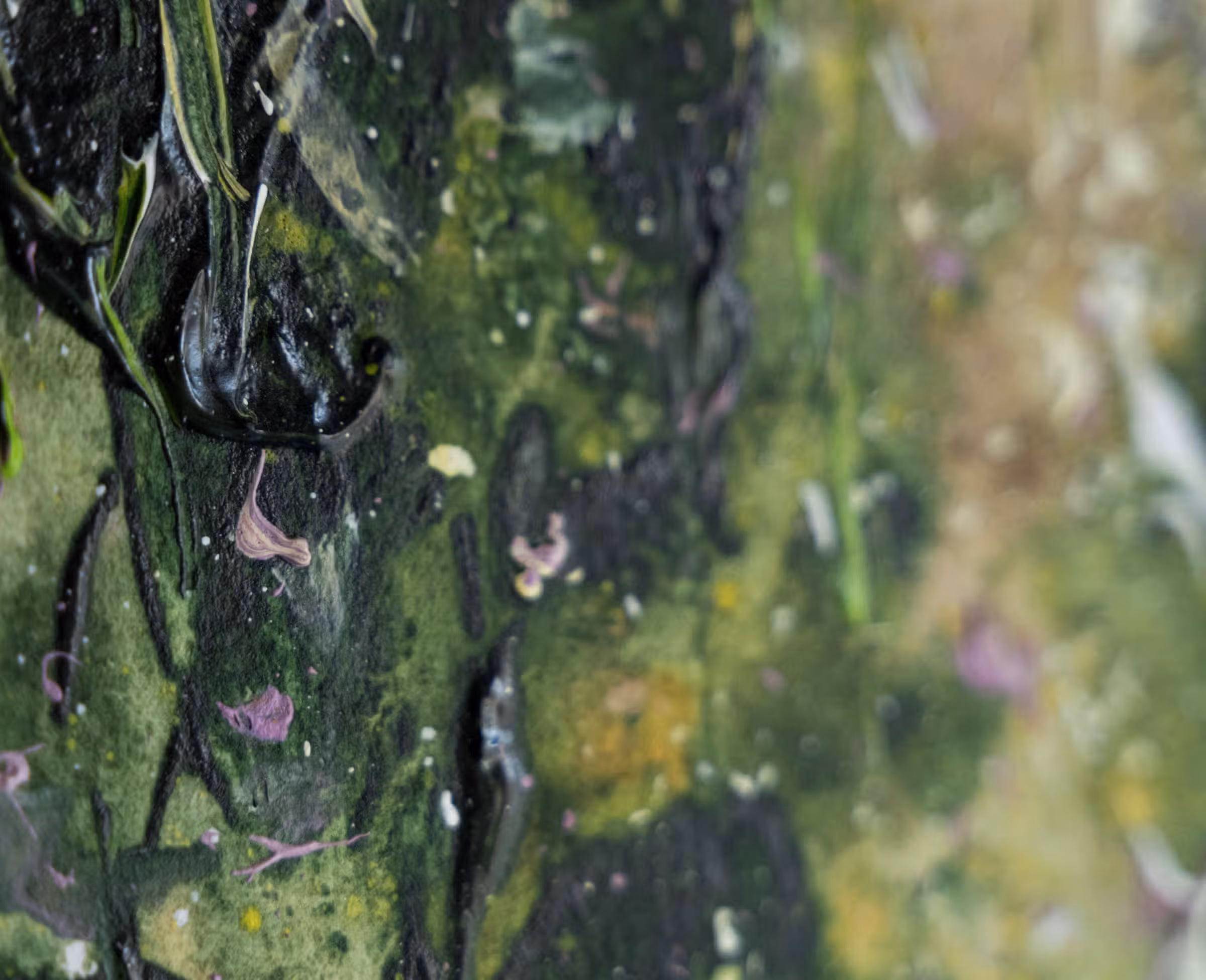 Detail — donker groen