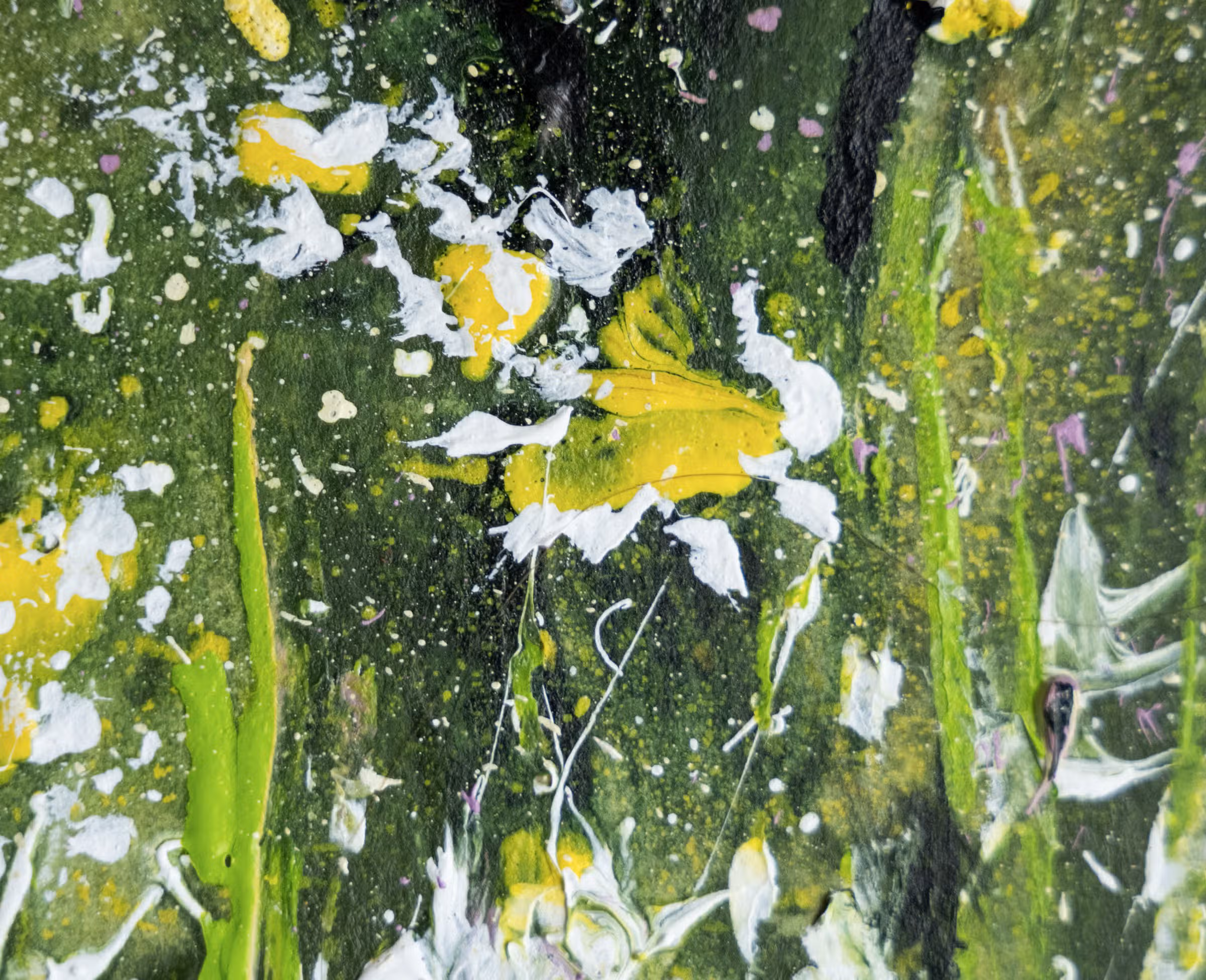 Detail — groen geel