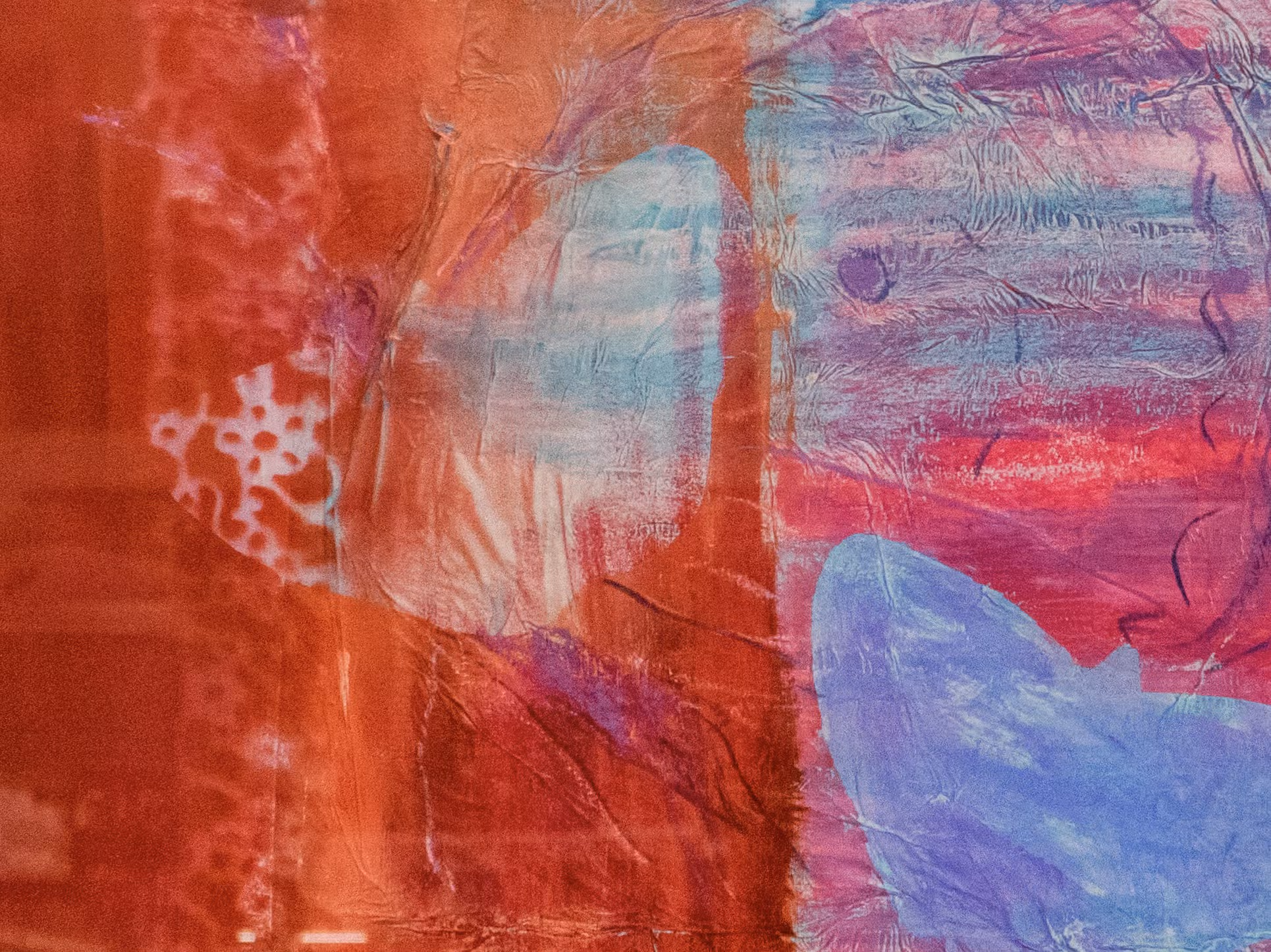 Vlinder detail rood roze