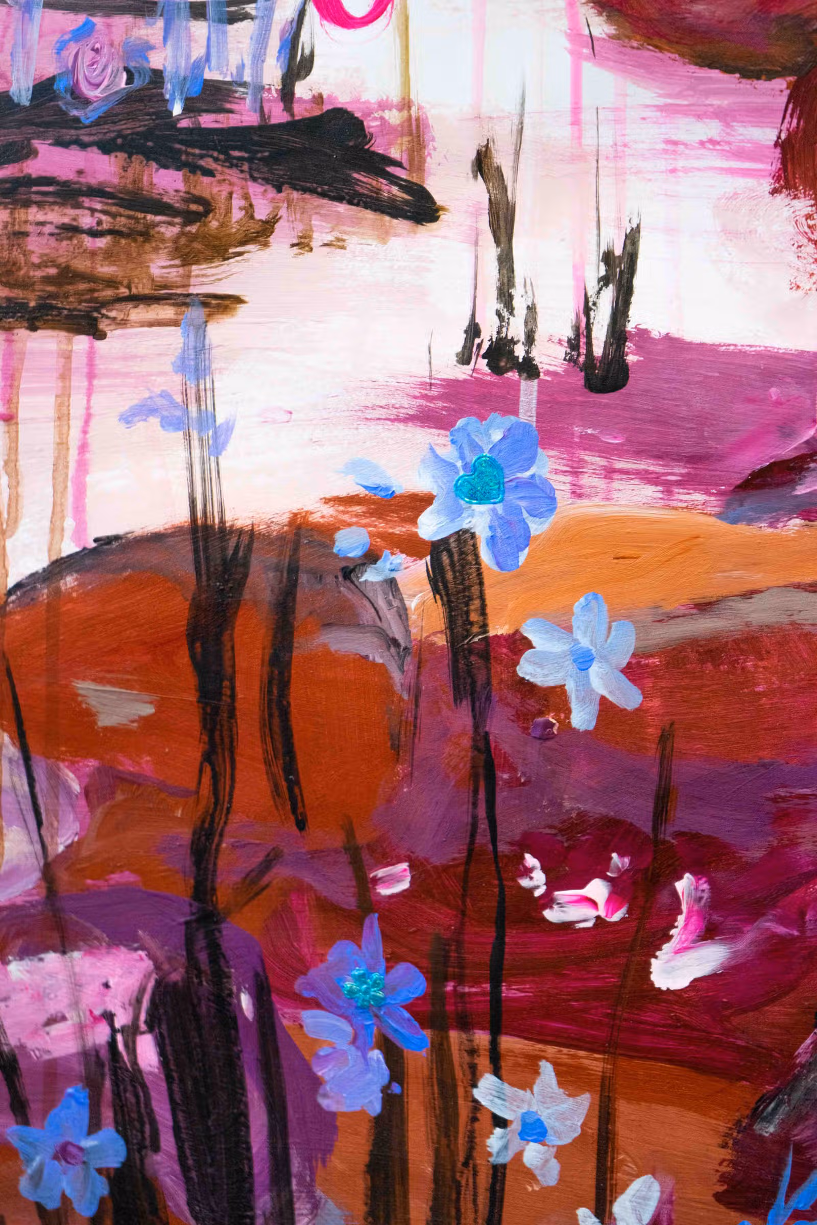 Detail — blauw
