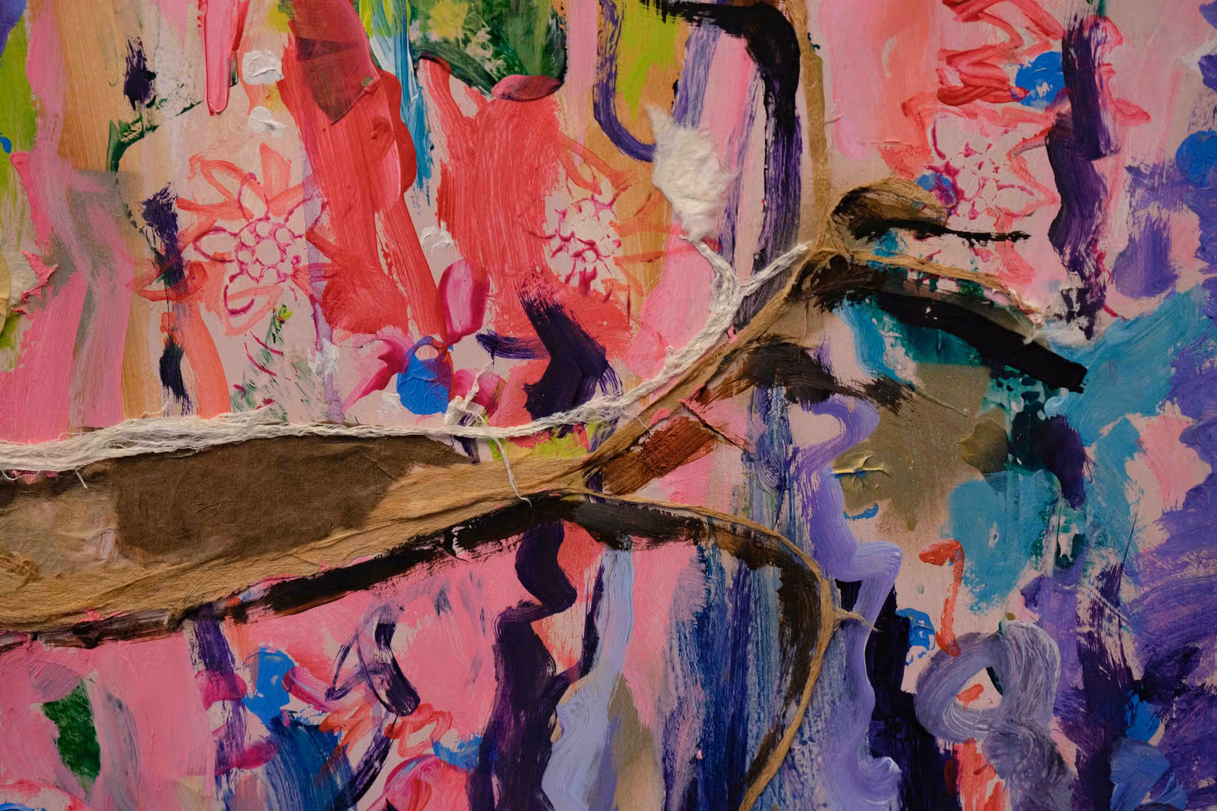 Detail — roze paars