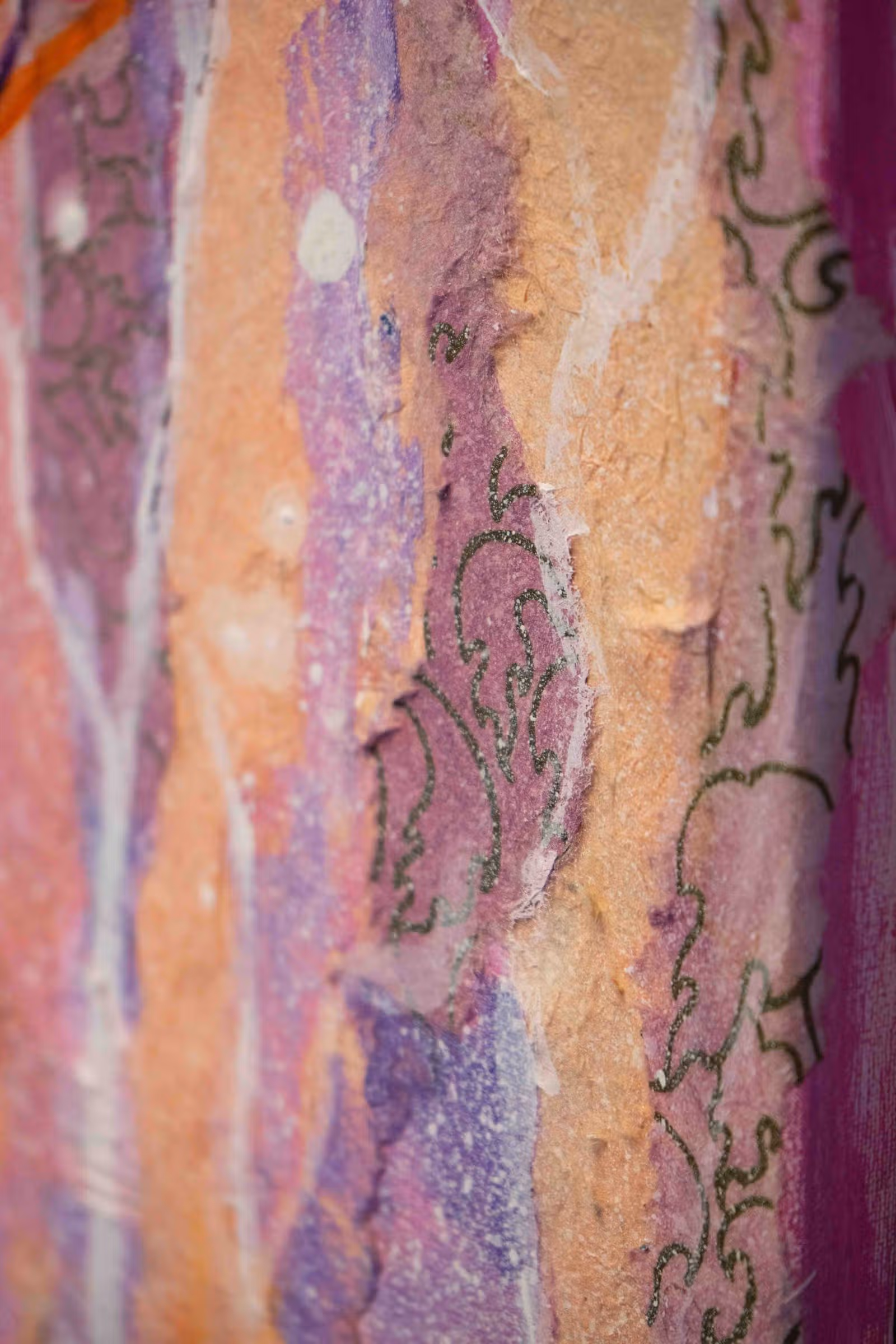 Detail — witte lijnen