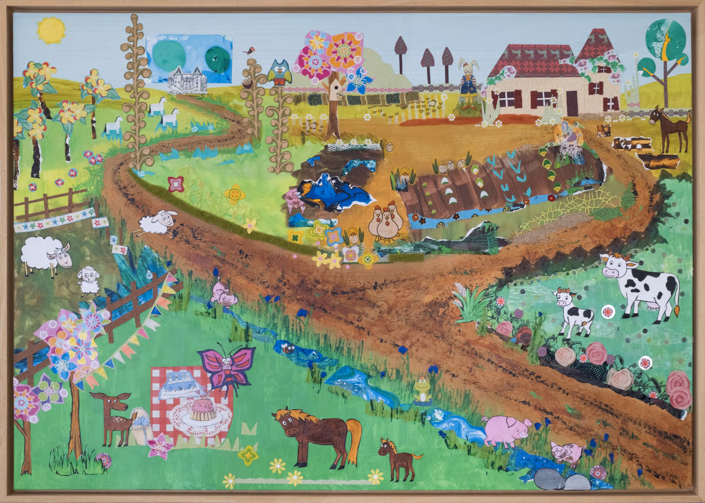 Vier seizoenen: Vertelschilderij — Lente
