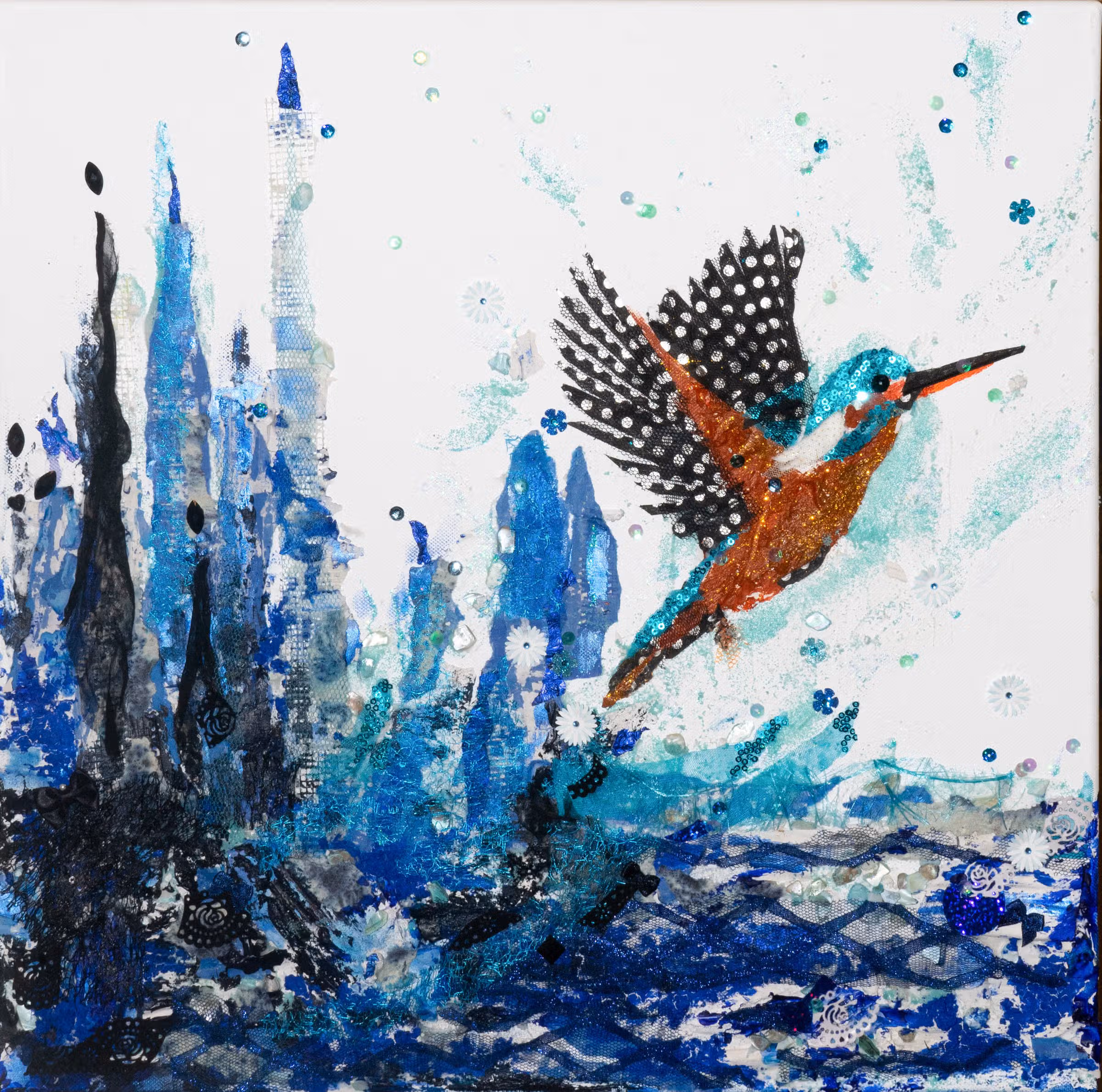Vliegende ijsvogel