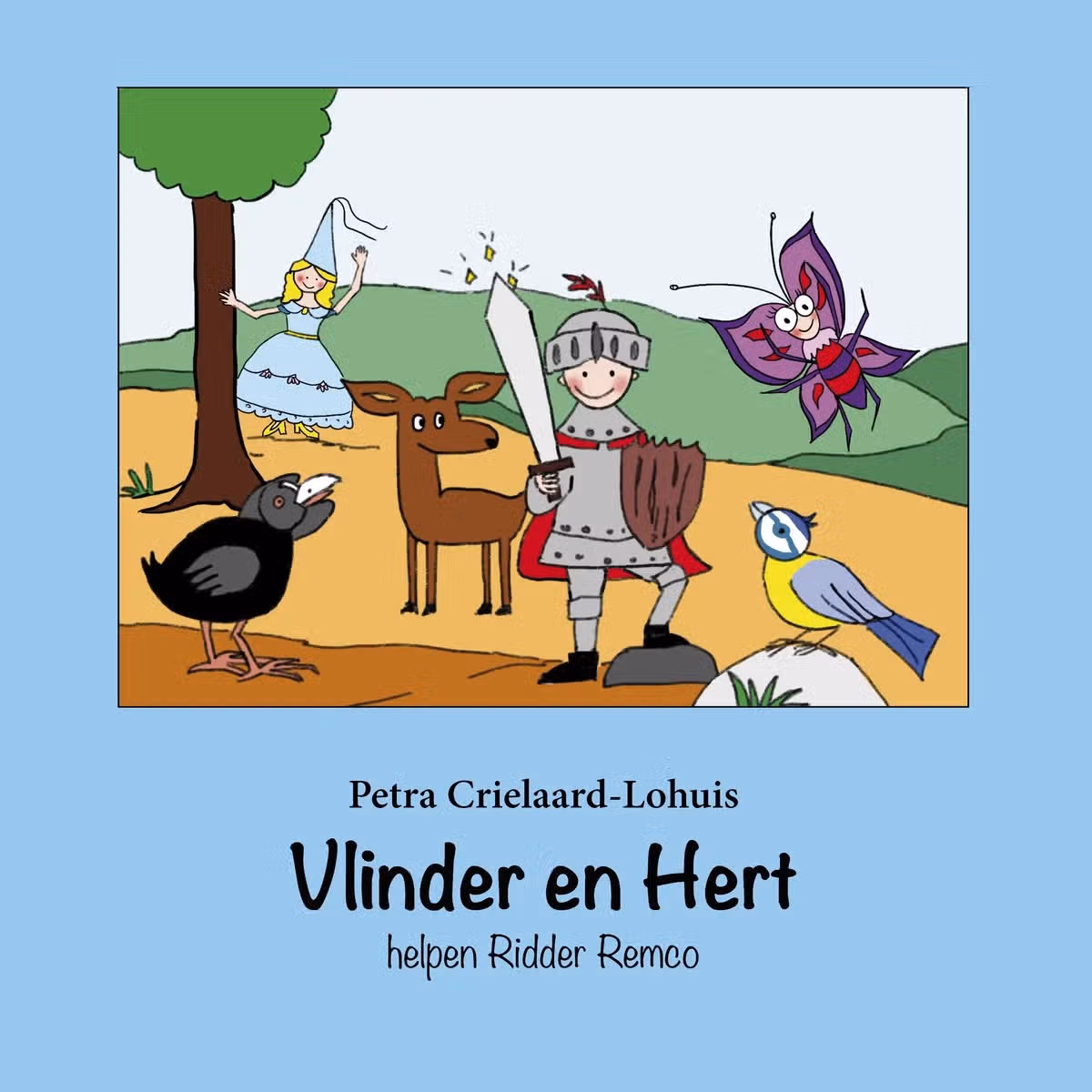 Vlinder en Hert helpen Ridder Remco — omslag