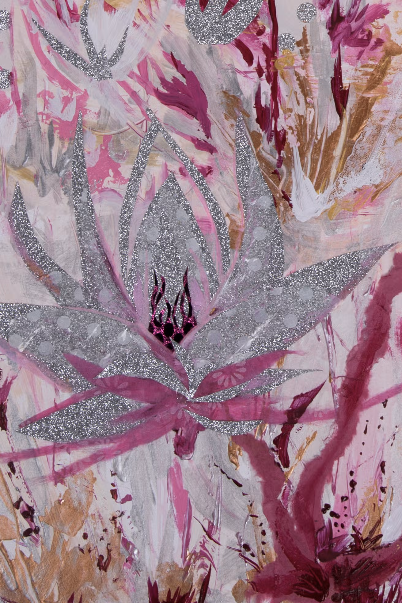 Detail — glitterbloem