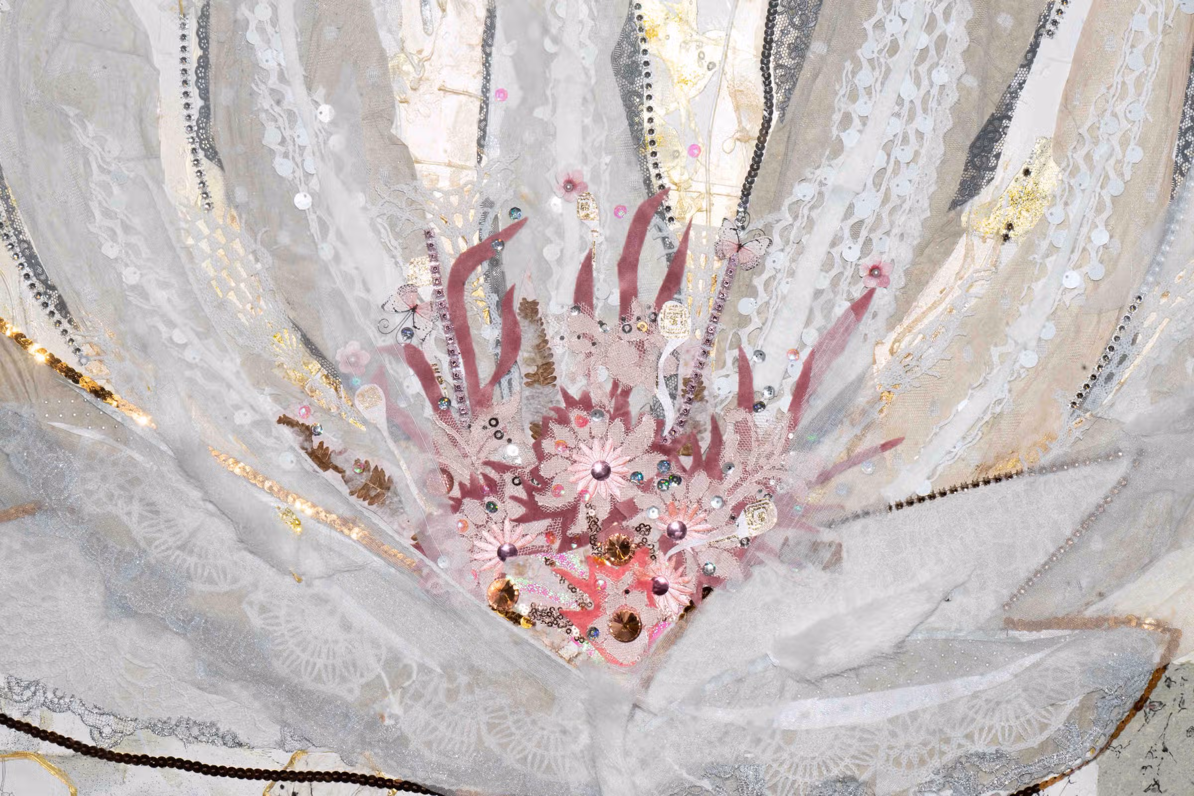 Detail — roze kern