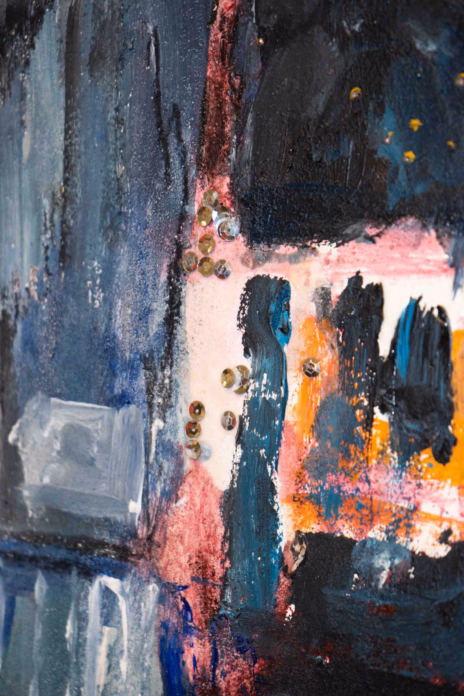 Detail — wit oranje