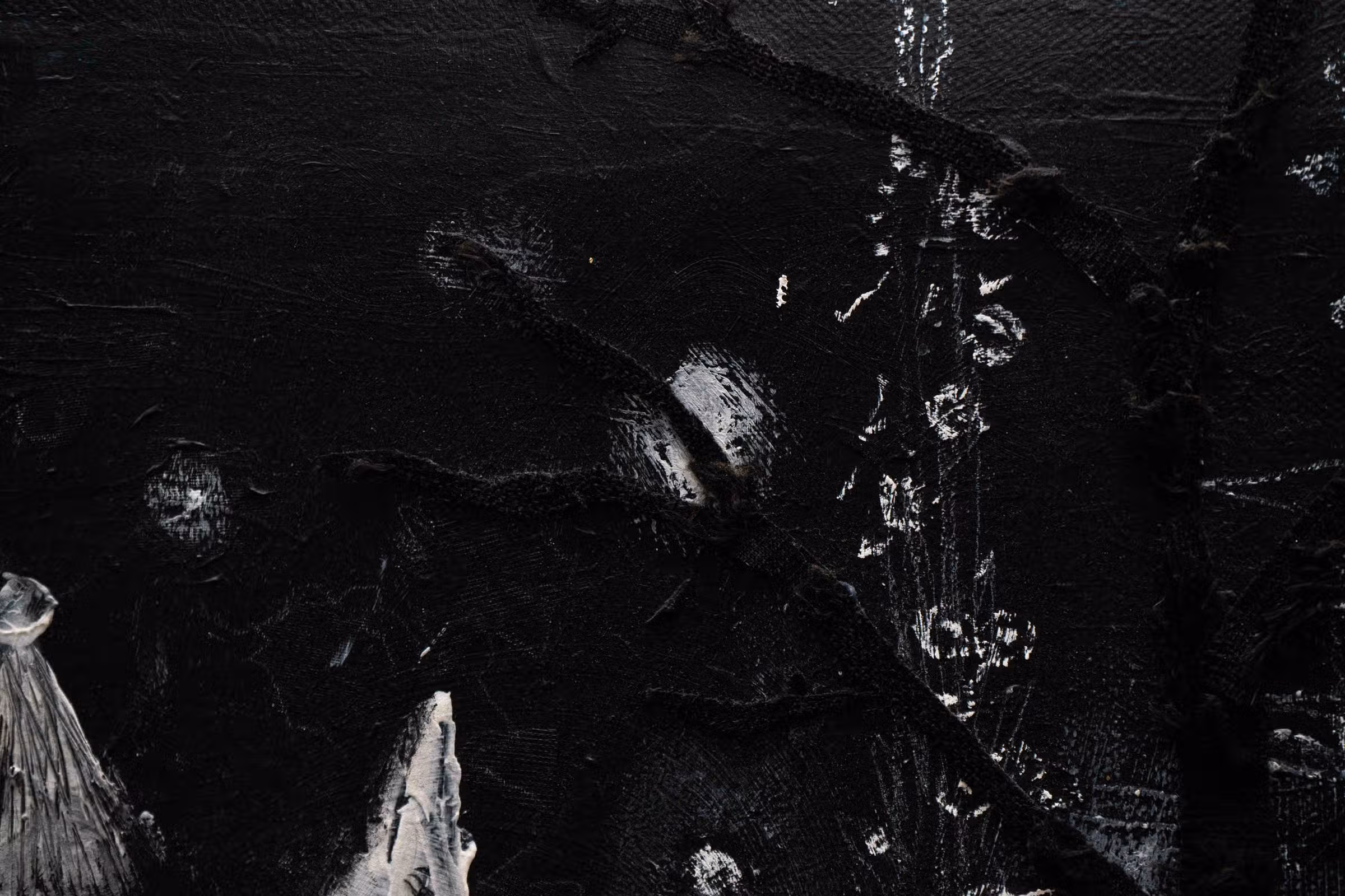 Detail — stippen zwart